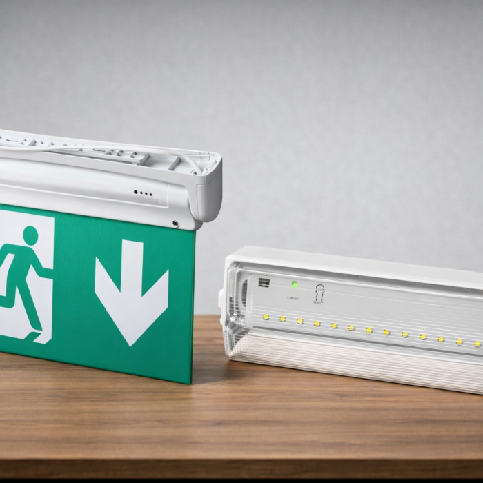 Emergency & Exit Lights, Emergency Green Exit Sign